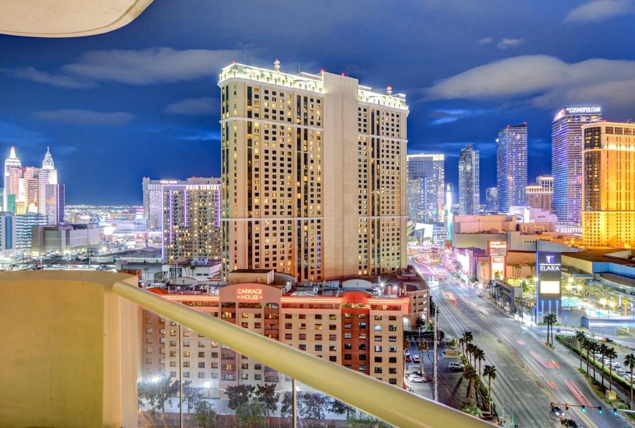Lucky Gem Penthouse & Luxury Suites At Signature Resort, Balcony Strip View 1607 Las Vegas Exterior photo