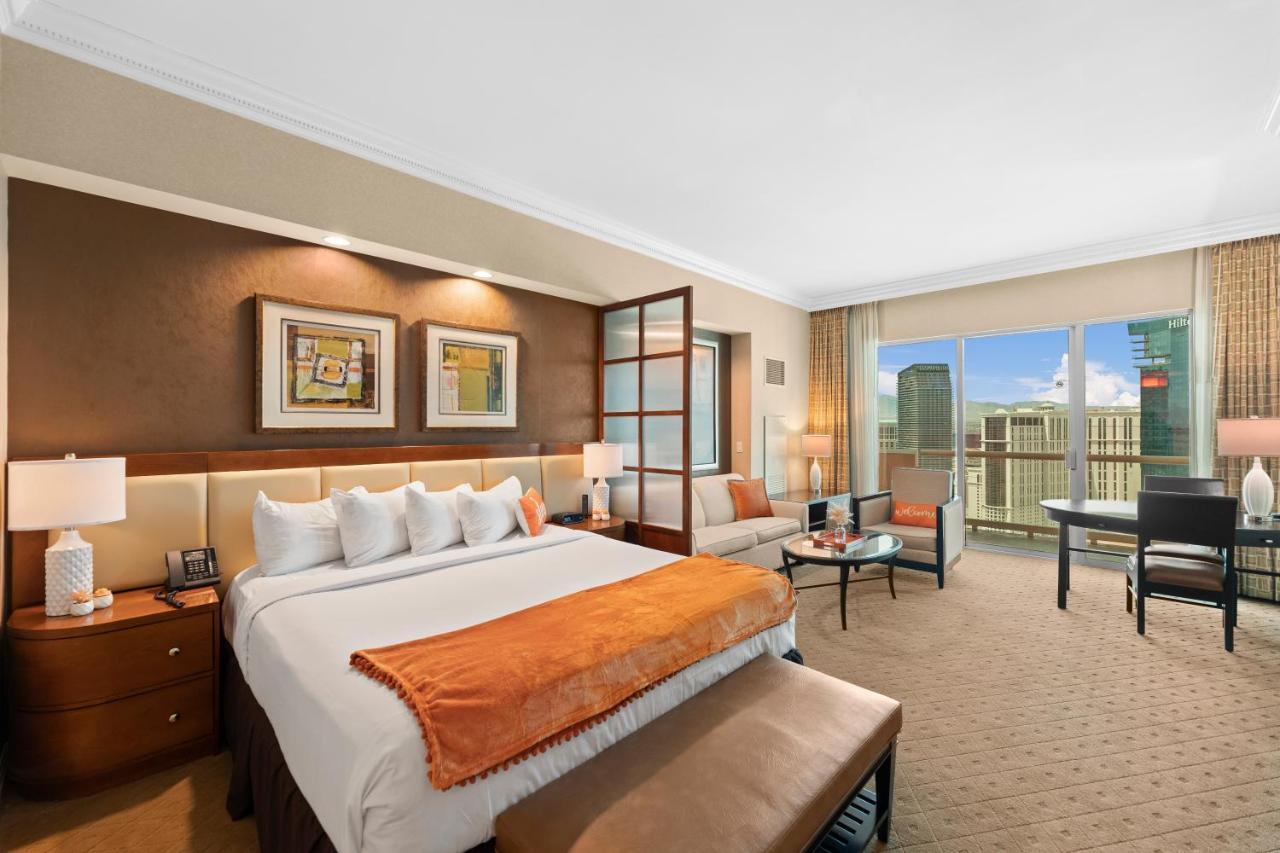 Lucky Gem Penthouse & Luxury Suites At Signature Resort, Balcony Strip View 1607 Las Vegas Exterior photo